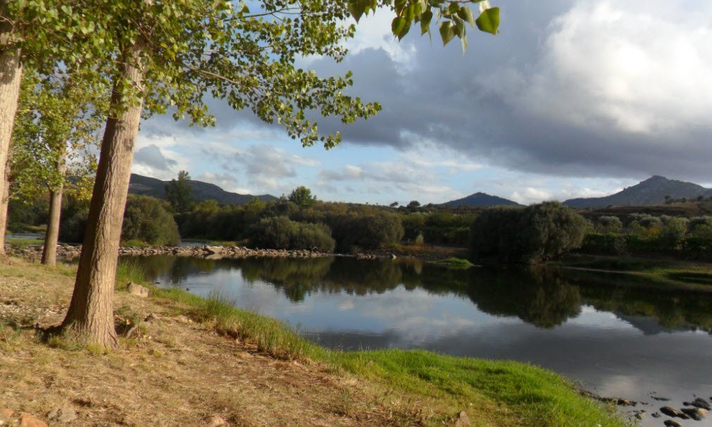 Playa fluvial de Frechas, Portugal